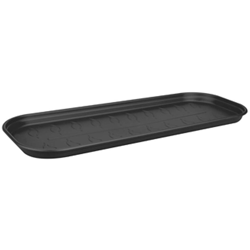 Sottovaso Green Basics Grow Tray Saucer L Living Black Elho en oferta
