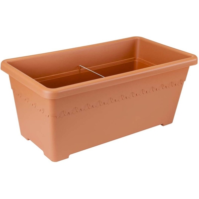 Vaso Algarve Terrace Wheels 80Cm Terra Elho