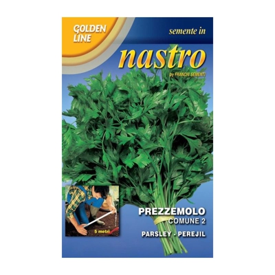 Bustina Nastro Semi Di Prezzemolo Comune N.2 Orto Giardino Semi