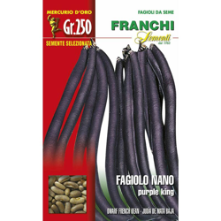 Semi Fagiolo Nano Purple King Gr.100 Franchi Sementi precio