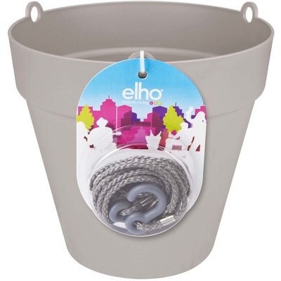 Vaso Loft Urban Hanging Basket 20 Warm Grey Elho