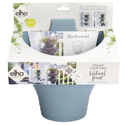 Vaso Corsica Verticale Forest 24Cm Set/3 Vintage Blue Elho en oferta