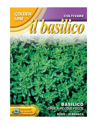SEMENTI DI BASILICO VERDE A PICCOLE FOGLIE orto giardino semi seeds características