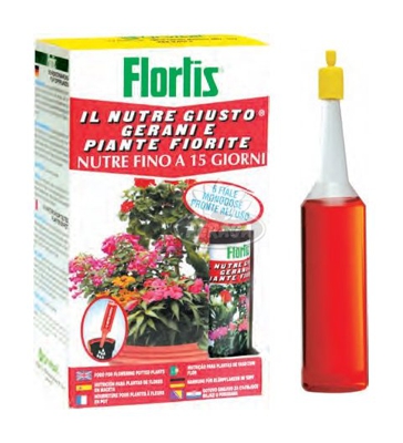 Nutre giusto gerani e piante fiorite 6 flaconi da 35 ml cad Flortis