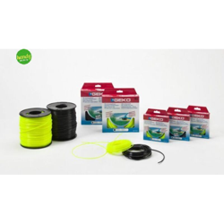 FILO DECESPUGLIATORE IN NYLON COLORE GIALLO Ø 4 mm x 50 mt PROFILO QUADRO - GEKO características