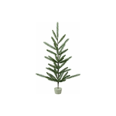 Star 600Â âÂ 46, Albero di Natale"Boda, con base in cemento, Plastica, Verde, 5.8Â x 5.8Â x 9.0Â cm