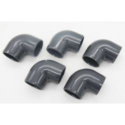 Set di 5 gomiti ø 50 mm PVC 90° a pressione en oferta