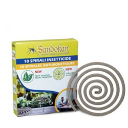 10 Spirali Profumate Antizanzare Sandokan en oferta