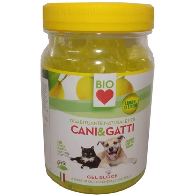 Bio Love Disabituante Cani E Gatti Cubetti Gel Limone 500 Ml