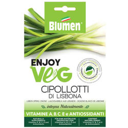 Semi Cipollotto Bianco Di Lisbona Enjoy Veg Blumen en oferta