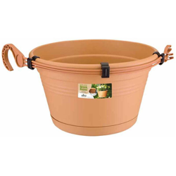 Vaso Green Basics Hanging Basket 28Cm Mild Terra Elho precio