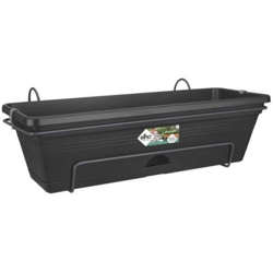 Fioriera Green Basics Trough Allin1 50Cm Living Black Elho precio