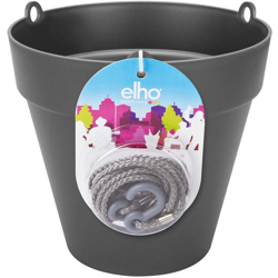 Vaso Loft Urban Hanging Basket 20 Anthracite Elho precio