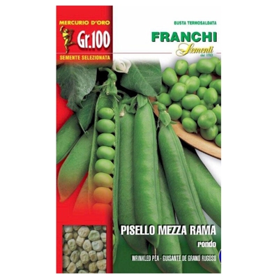 Semi Pisello Mezza-Rama Rondo Gr.100 Franchi Sementi