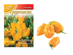 Bustina Di Semi Seeds Di Peperoncino Habanero Giallo Per Orto Giardino características