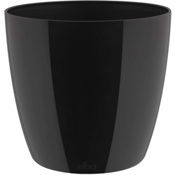 Vaso Brussels Diamond Round 18Cm Metblack Elho en oferta