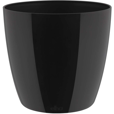 Vaso Brussels Diamond Round 18Cm Metblack Elho
