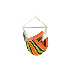 Amazonas Hammock Lava Poltrona Sospesa Brasil Gigante Esmeralda, Arancione, 140x140x200 cm en oferta