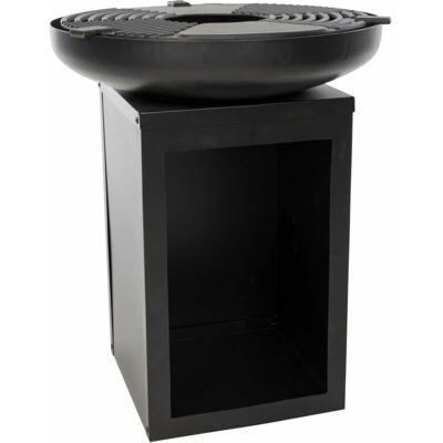 BBGRILL Piastra Plancha per Esterni Matanzas in Acciaio Nero Opaco - Nero