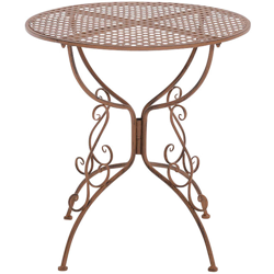 Tavolino in Ferro da Giardino AMANDA Antico/marrone precio