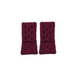 Meerweh Mare WEH Set con Schienale Alto Cuscino, Schiena Adattatore CA 70Â cm, Cuscino Imbottito, Rosso, 120Â x 50Â x 10Â cm, 74093 en oferta