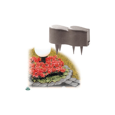 8 Cordoli Bordure In Plastica Color Cotto O Grigio Per Creare Aiuole Piante Fiori Giardino