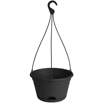 Elho Vaso Green Basics Hanging Basket 28Cm Nero