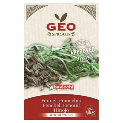 Semi Biologici Germogli Finocchio Romanesco 13Gr Germogliatore Orto