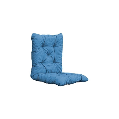 Chicreat Cuscini per sedie, con schienale, turchese, 98 x 50 x 8 cm, set da 2