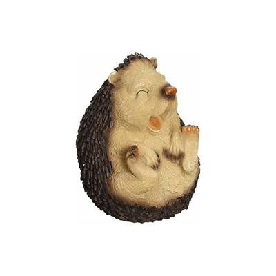 Design Toscano QM22558 Statua Roly-Poly Il Riccio Che Ride, 12.5x12.5x16.5 cm