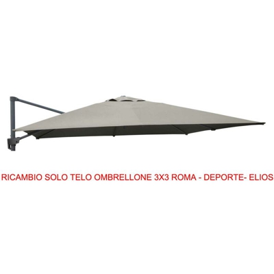 Ricambio Telo Talpa Per Ombrellone Roma Deporte Elios 3X3 Arredo Giardino Esterno