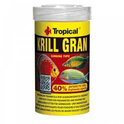 Tropical Krill Gran 100ml/54gr - mangime in granuli per pesci super-gustoso, per intensificare la colorazione, con krill características