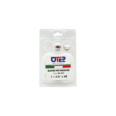 KIT BLISTER PER RADIATORI IN GHISA FL 48 1" x 3/8"