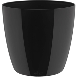 Vaso Brussels Diamond Round 14Cm Metblack Elho precio