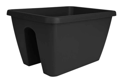 Fioriera Barcelona Flower Bridge 40Cm Living Black Elho