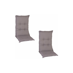 beo AU94 Norimberga HL Lusso Saumauflage Piacevole Sedia Comfort di Seduta, Circa 120 x 52 cm, Spessore di 7 cm, Grigio en oferta