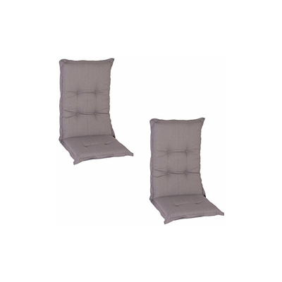 beo AU94 Norimberga HL Lusso Saumauflage Piacevole Sedia Comfort di Seduta, Circa 120 x 52 cm, Spessore di 7 cm, Grigio