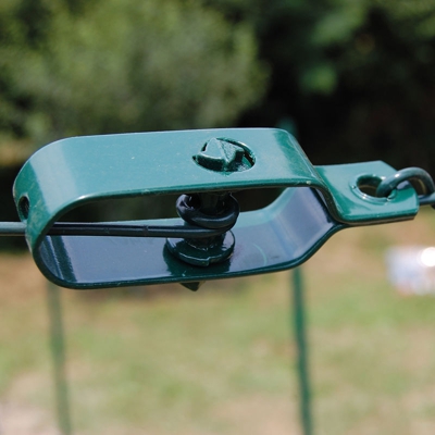 Tendifilo Metallico Plastificato Verde 10 Cm Tenax Recinzioni Bordure Legature Giardino Accessori