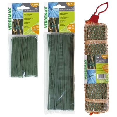 Filo Animato Plastificato per Vasi e Giardino 20cm Confezione da 1000Pz Verdemax