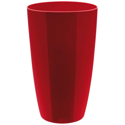 Vaso Brussels Diamond Round High 27Cm Lovred Elho en oferta