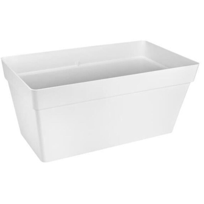 Vaso Loft Urban Terrace Wheels 70 White Elho