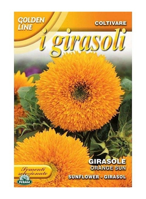 Sementi di Girasole orange sun fiori giardino semi seeds
