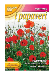 SEMENTI DI PAPAVERO RHOEAS SEMPLICE ROSSO orto giardino semi seeds fiori precio