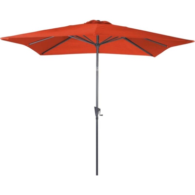 Ombrellone 2,5X2,5 Mt Paprika Struttura In Alluminio Arredo Giardino