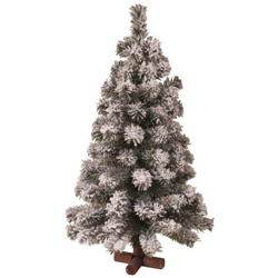 Pinetto Innevato 60Cm Con Base Albero Alberello Di Natale Addobbi características