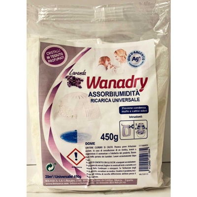 Bolaseca Assorbiumidita' Wanadry Ricarica Universale 450Gr