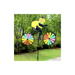 Joycabin Scacciapensieri 3D da giardino, girandola a vento per bicicletta, idromassaggio, per giardino, giardino, cortile, asilo, decorazione per en oferta