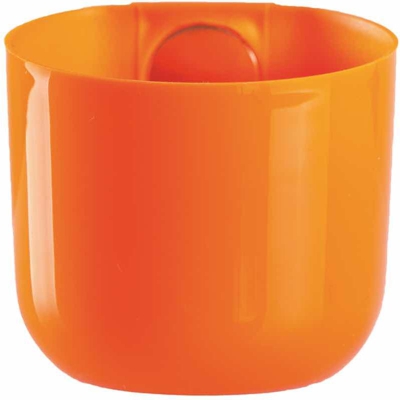 Vaso Magnetico Magnetika Hello Arancione 6Cm Giardino Esterno Piante Fiori