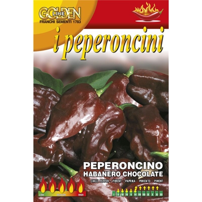 Semi Peperoncino Habanero Chocolate Franchi Sementi