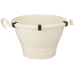 Vaso Corsica Hanging Basket 30Cm White Elho en oferta